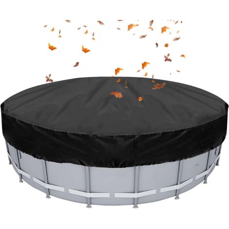 Housse de Piscine - Couverture Protectrice Anti - Feuilles pour Piscine - (1/5)