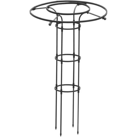 Treillis d'escalade pour plantes - 120 cm - Pour plantes en pot - En métal (1/5)