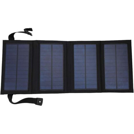 Chargeur de Panneau Solaire Pliable Portable - Léger 10 W - Batterie (1/5)