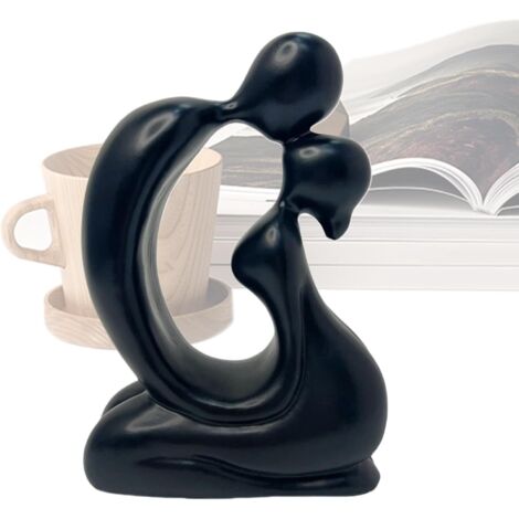 Statue Amour - Figurine Décorative Couple Ornement - Sculpture Ornement (1/5)