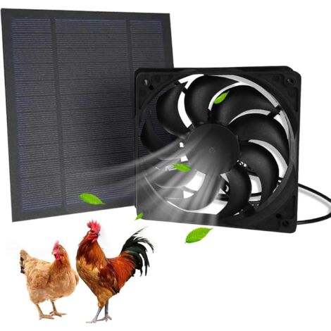 Ventilateur d'extraction solaire - Ventilateur solaire étanche pour niche (1/5)