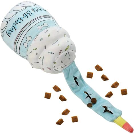 Jouets en Peluche pour Chiens - Peluche Chien en Forme De Gâteau avec (1/5)