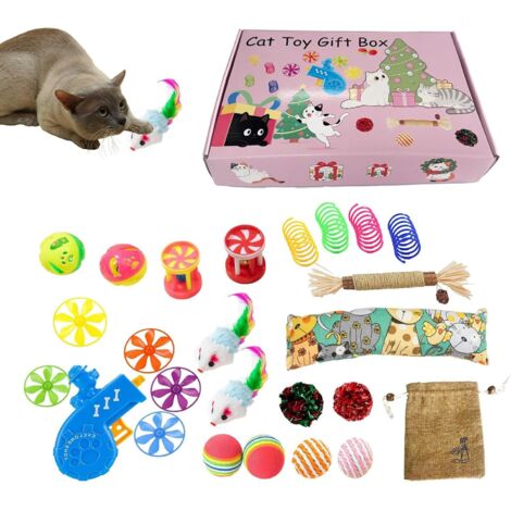 Pack de Jouets pour Chat - Assortiment De Jeux Félins - Jeu Interactif Anti (1/5)