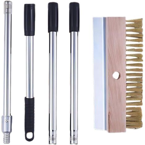 Brosse pour Barbecue Usage Intensif - Brosse Long Manche Nettoyage Four (1/5)