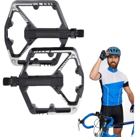 Pedales pour Cyclisme - Pièce De Rechange Plate en D'Aluminium - Pedales De (1/5)