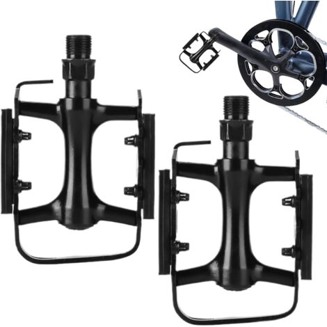 Pédales Plates de Vélo de Montagne - Légères Pédales en Aluminium avec (1/5)
