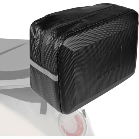 Sac De Selle Motocyclette - Sacoche PVC Réfléchissante 9L pour Porte - (1/5)