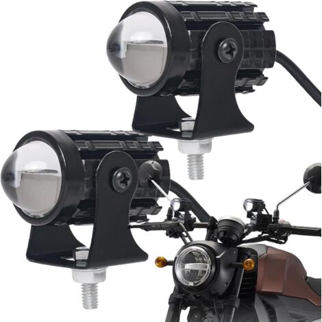 Phare Moto LED - Projecteur pour Motocyclette Puissante - Sécurité Routière (1/5)