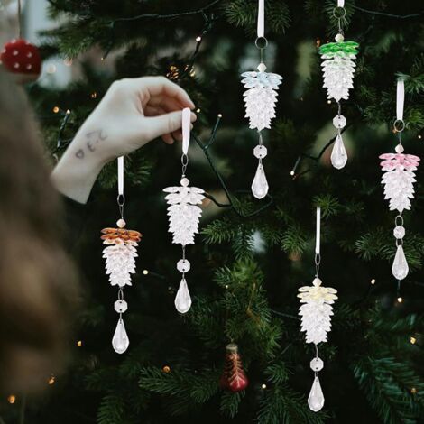Ornement De Fruit De Pin pour Sapin De Noël - Décoration accrochable pour (1/4)
