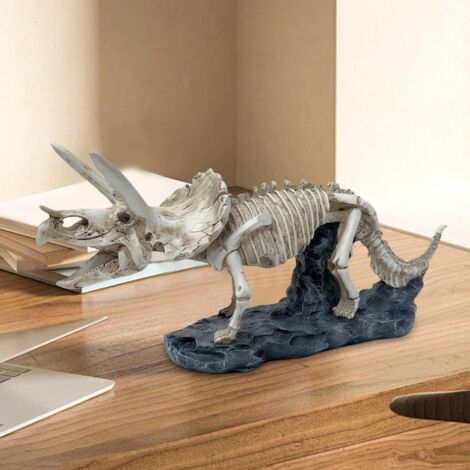 12 pièces - Squelettes de fossiles de dinosaures, figurines de mini dinosaures, os de dinosaures, modèle d'os en plastique de dinosaure, kit de fouille scientifique, jouets de bac à sable de fouille