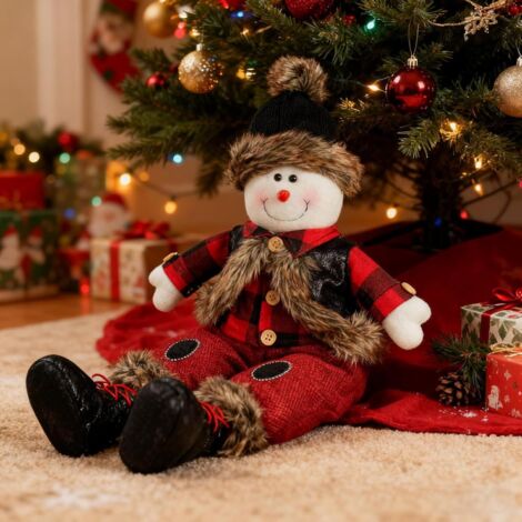 Décorations de Bonhomme de Neige - Figurines Douces Faites Main Pièce (1/4)