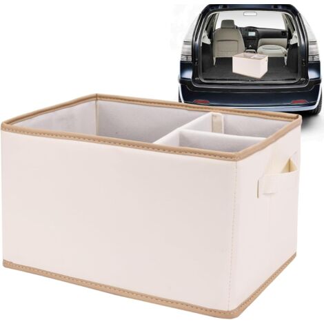 Boîte de Rangement pour Coffre - Rangement Pliable Pour Accessoires Auto - (1/5)