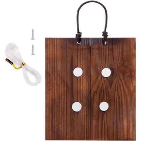 Jardinière Murale - Support Suspendu en Bois pour Fougère Corne de Cerf - (1/5)