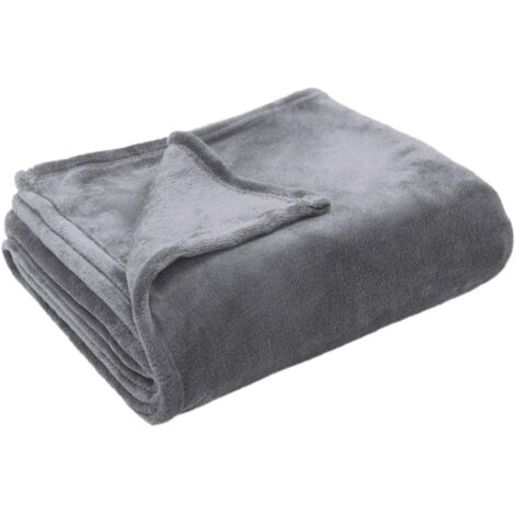 Couverture en Polaire - Lavable - Chaude Et Double Face Literie - 150 x 109 (1/5)