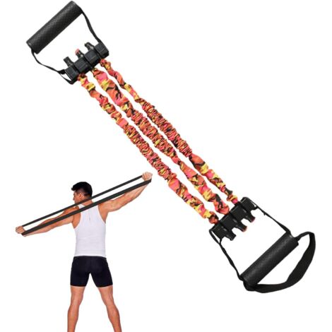 Bandes Élastiques de Fitness - Étireur à Poignée Résistant - Élastique avec (1/5)