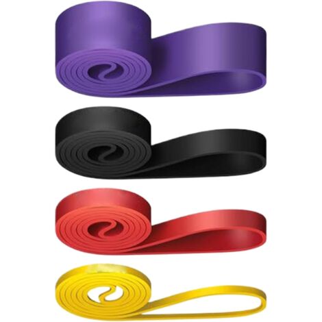 Bandas Elastiques Resistance - 4 Pièces Ceinture Auxiliaire pour Traction - (1/5)
