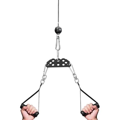 Attaches de Machine à Poulies pour Salle de Sport - Barre de Traction (1/5)
