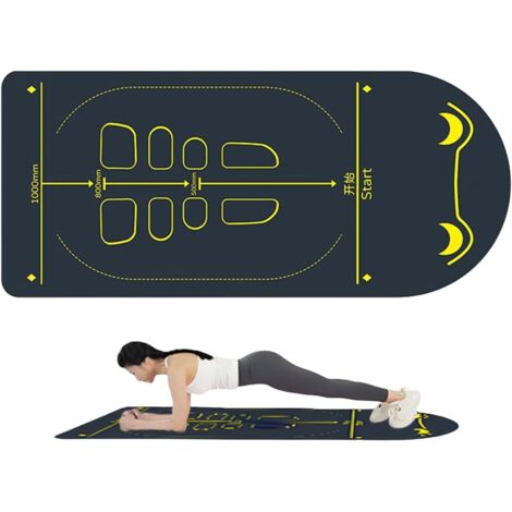 Tapis De Sport - Coussin Épais Et Long Pour Roue Abdominale - Protections