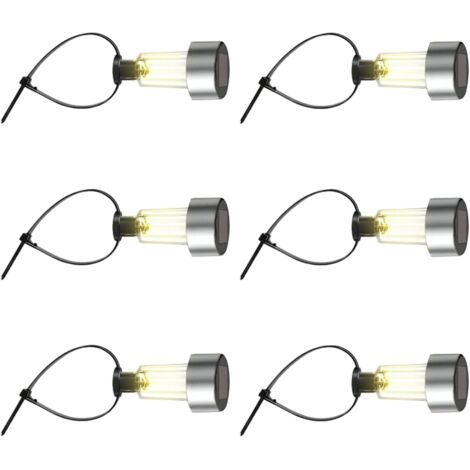 Lumière Solaire pour Clôture - 6 Pièces De Lumières D'arbre D'extérieur - (1/5)