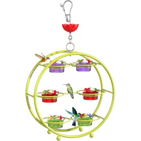 Distributeur pour Oiseaux - Mouches en Métal - Mangeoire Extérieure À (1/5)