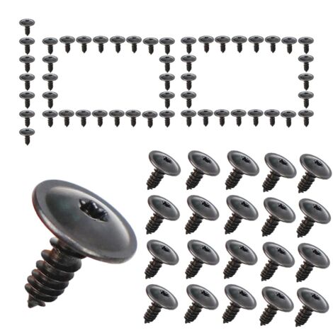 Vis Métalliques Auto Taraudeuses 100 Pièces Vis de Fixation Pour Pare (1/5)