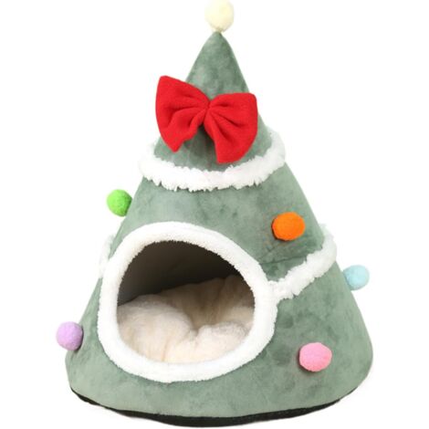 Maison De Chat De Noël Meuble d'hiver pour Animaux (1/5)