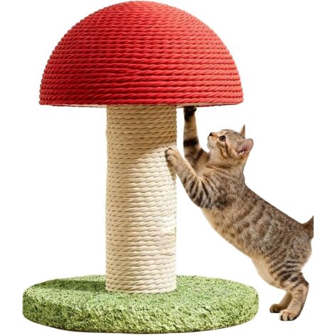 Griffoir pour Chats Tour en Sisal en Forme De Champignon Arbre À Chat (1/5)