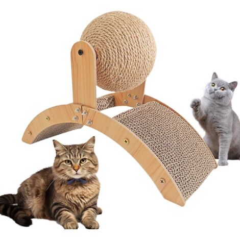Cat Bratching Board Cat Scratch Felines Toy Grimper de Griffe (1/5)