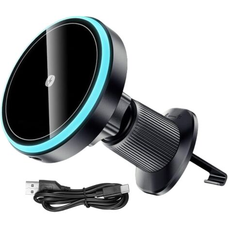 Chargeur de Voiture sans Fil Support Téléphone pour Automobile (1/5)