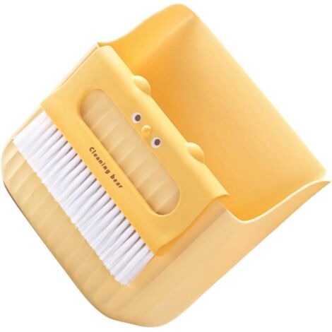 Mini Balayette et Pelle à Poussière Compacte Brosse de Nettoyage de Bureau (1/5)