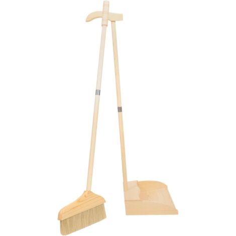 Balai et Pelle à Poussière Long Manche Set de Nettoyage pour Sols et (1/5)