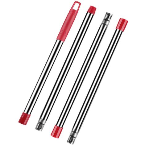 Manche de Vadrouille Rotatif Sections Acier Inoxydable Poignée de (1/5)