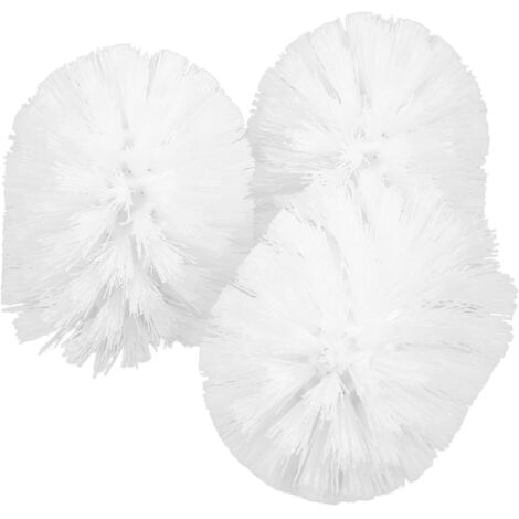 3 pièces Têtes de Brosse WC Remplacement Plastique Résistantes pour (1/5)