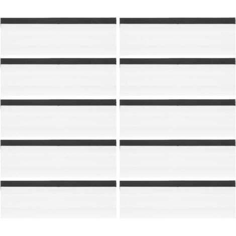 Lot de 10 raclettes rectangulaires en Caoutchouc pour vitres de Voiture (1/5)