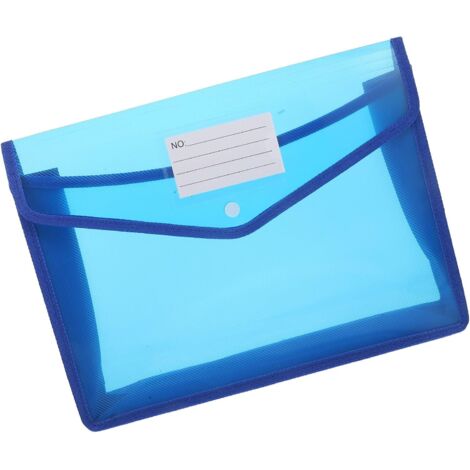 2 pièces Pochette Porte-documents Imperméable Sac de Rangement Transparent (1/5)