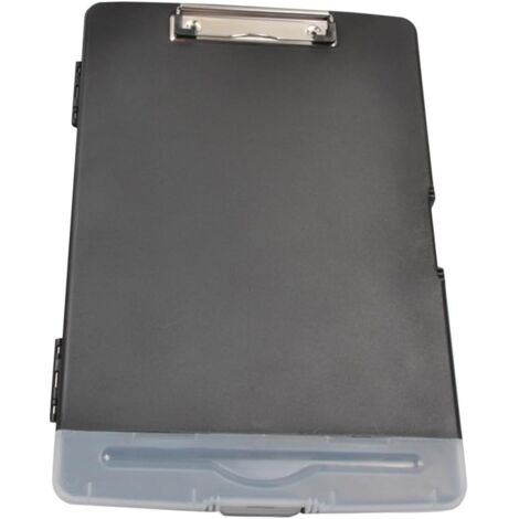 Porte-document Multifonction avec Clip de Rangement Dossier Étanche Noir