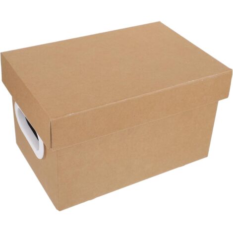 Boîte De Classement Kraft Capacité Boîte De Rangement De Bureau Avec (1/5)
