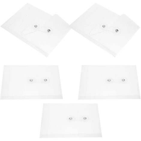 5 pièces Pochettes de Rangement Transparentes PP Lot de Organiseur de (1/5)