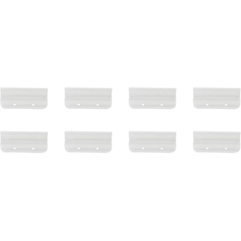 10 Onglets Épais pour Dossiers Suspendus en Plastique Blanc Étiquettes de (1/5)