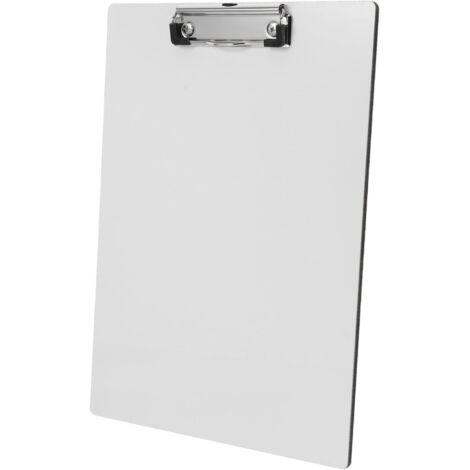 Planche à Écrire avec Clip Portable Bois Blanc Support Rigide (1/5)