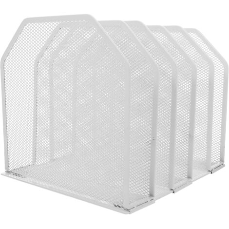 Organiseur Bureau Métal Compartiments Détachable Support Vertical pour (1/5)