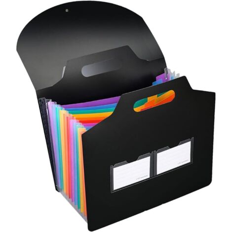 Organisateur de Documents Accordéon Compartiments Trieur Portefeuille (1/5)
