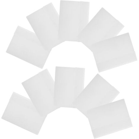 10 Pièces Dossiers Plastique avec Bouton-pression Étanches Porte-documents (1/5)
