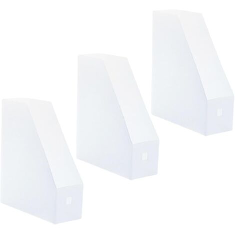 3 pièces Étagères de Rangement Verticales pour Bureau Supports de Dossiers (1/5)