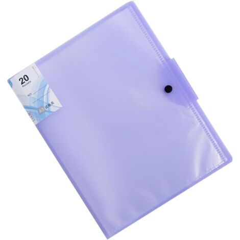 Classeur Porte-Documents A3 Transparent 20 Pages Organiseur de Dossiers (1/5)