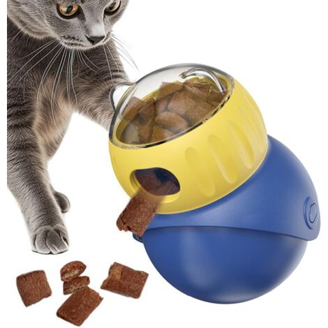 Jouet Distributeur de Friandises pour Chat - Balle Distributeur de (1/5)