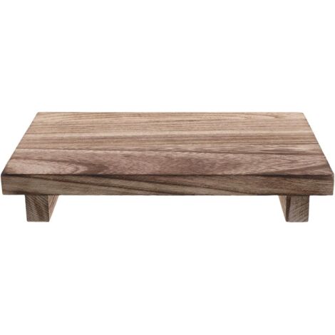 Support Savon Bois Rustique pour Salle de Bain et Cuisine Plateau Compact (1/5)