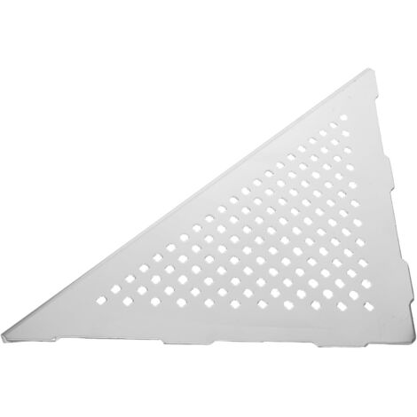 Étagère Angle Salle de Bain Acier Inoxydable Rack Mural Triangulaire (1/5)