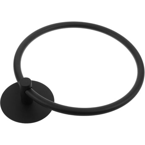 Anneau Porte-Serviette Rond Acier Inoxydable Support Mural Auto-adhésif (1/5)