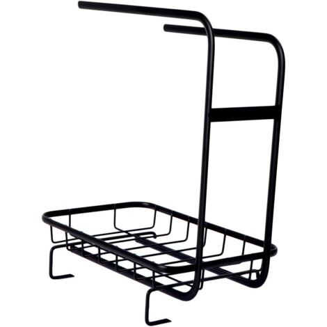 Étagère de Lavabo Porte-Serviettes de Salle de Bain en Acier Inoxydable (1/5)